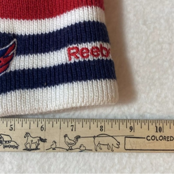 Youth Reebok Face Off Collection‎ NHL Washington Capitals CAPS Knitted Sock Cap - Picture 11 of 11